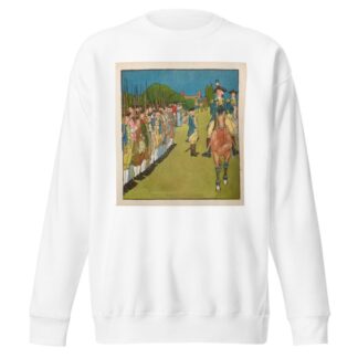 Yankee Doodle: An old friend in a new dress Pl.2 by Howard Pyle Sweatshirt