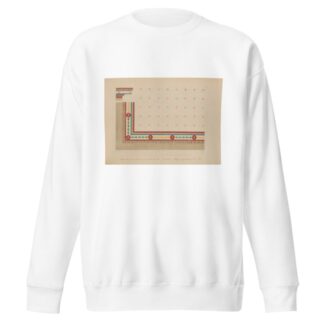 Ornamente aller klassischen Kunst-Epochen nach den Originalien in ihren eigenthümlichen Farben Pl.061 by Wilhelm Zahn Sweatshirt