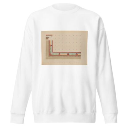 Ornamente aller klassischen Kunst-Epochen nach den Originalien in ihren eigenthümlichen Farben Pl.061 by Wilhelm Zahn Sweatshirt