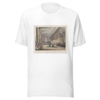 The Hall, Blue Coat School by Thomas Rowlandson T-Shirt