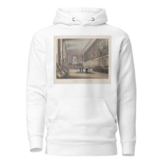 The Hall, Blue Coat School by Thomas Rowlandson Hoodie