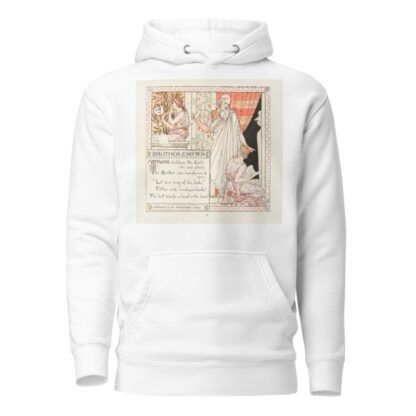 Brother and Sister by Walter Crane Hoodie
