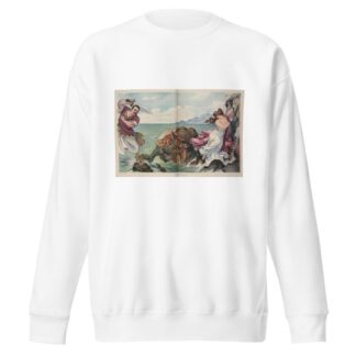 To the rescue; mythology up-to-date by Udo Keppler Sweatshirt
