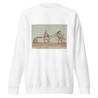 Grimaldi’s leap frog, in the comic pantomime of The Golden Fish. by William Heath Sweatshirt