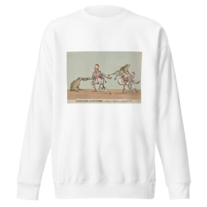 Grimaldi’s leap frog, in the comic pantomime of The Golden Fish. by William Heath Sweatshirt
