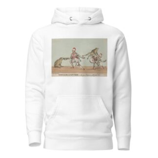 Grimaldi’s leap frog, in the comic pantomime of The Golden Fish. by William Heath Hoodie