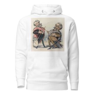 What a fuss they made about us! by Louis Dalrymple Hoodie