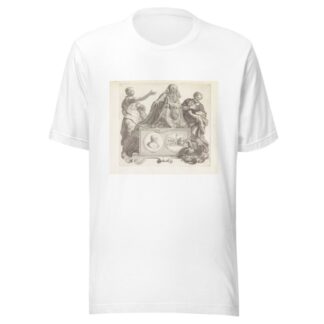 Portret van een lid van de familie Barbarigo en de personificaties Berouw van zonden en Meditatie by Robert van Audenaerde T-Shirt