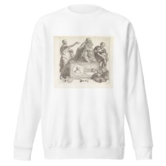 Portret van een lid van de familie Barbarigo en de personificaties Berouw van zonden en Meditatie by Robert van Audenaerde Sweatshirt
