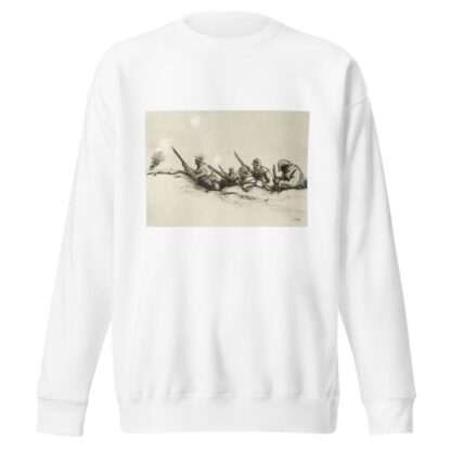 Dans la tranchée by Georges Goursat (Sem) Sweatshirt