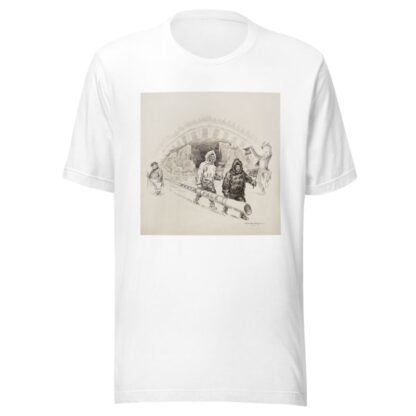 Uncle Sam cheers as explorers Perry and Cook make it to the North Pole for the United States by William Henry Walker T-Shirt