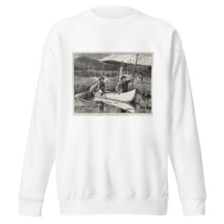 Trapping in the Adirondacks by Winslow Homer Sweatshirt
