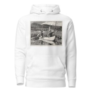 Trapping in the Adirondacks by Winslow Homer Hoodie