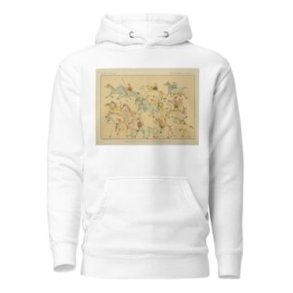 Battle of Little Big Horn; Indians leaving battleground by Garrick Mallery Hoodie