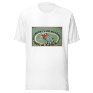 He rested in a Borax ring to keep the bugs away by Peter Newell T-Shirt