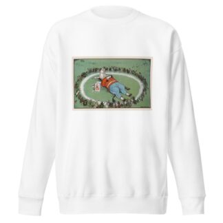 He rested in a Borax ring to keep the bugs away by Peter Newell Sweatshirt