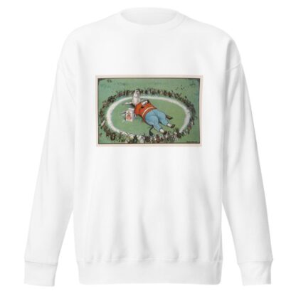 He rested in a Borax ring to keep the bugs away by Peter Newell Sweatshirt