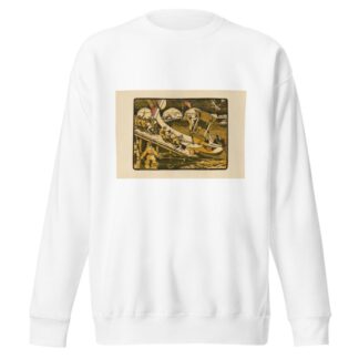Mise à l’eau d’un hydravion escadrille américaine du cap Ferret by Maurice Busset Sweatshirt