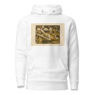 Mise à l’eau d’un hydravion escadrille américaine du cap Ferret by Maurice Busset Hoodie