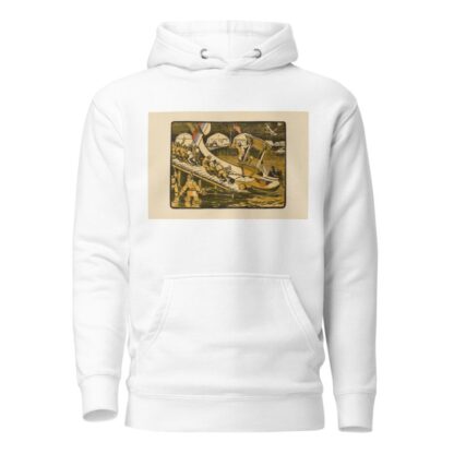 Mise à l’eau d’un hydravion escadrille américaine du cap Ferret by Maurice Busset Hoodie