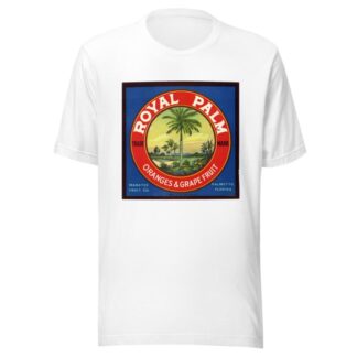 Royal Palm Oranges and Grapefruit Label by Anonymous T-Shirt