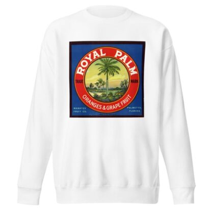 Royal Palm Oranges and Grapefruit Label by Anonymous Sweatshirt