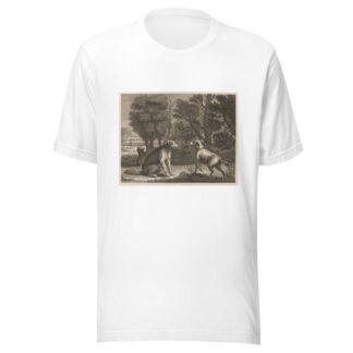 Fable XVII. The Shepherd’s Dog and the Wolf by John Wootton T-Shirt