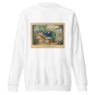 A Windsor pear, full ripe. by Thomas Howell Jones Sweatshirt