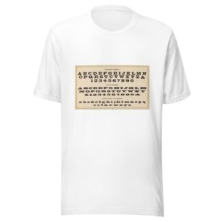 The art of lettering and sign painter’s manual Pl.24 by Allen P Boyce T-Shirt