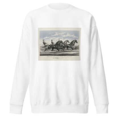 Mambrino Pilot, Daisy Burns, and Rosamond; trotting for a purse, $100 mile heats, best 3 in 5 in harness by John Cameron Sweatshirt