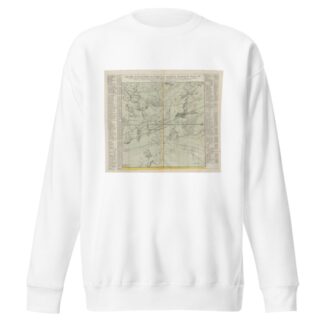 Atlas Coelestis Pl.23 by Johann Gabriel Doppelmayr Sweatshirt