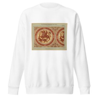 Les principaux ornaments des tissus jusqu’au XIXme siècle Pl.08 by Friedrich Fischbach Sweatshirt