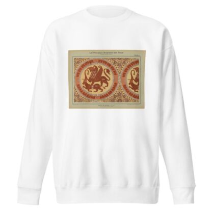 Les principaux ornaments des tissus jusqu’au XIXme siècle Pl.08 by Friedrich Fischbach Sweatshirt