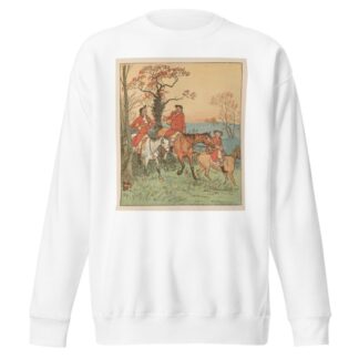The Three Jovial Huntsmen Pl.9 by Randolph Caldecott Sweatshirt
