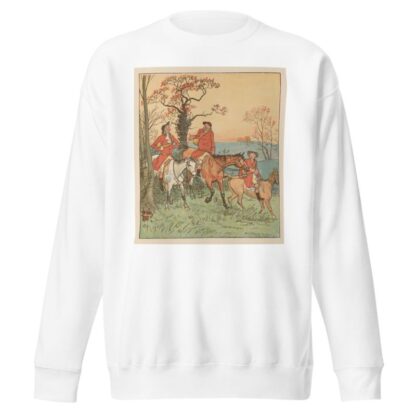 The Three Jovial Huntsmen Pl.9 by Randolph Caldecott Sweatshirt