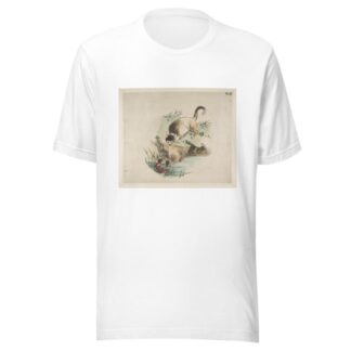 A Cat Hunting a Crab by Félix Bracquemond T-Shirt