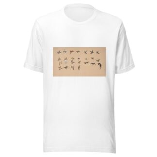 Study of polychrome birds by Félix Bracquemond T-Shirt