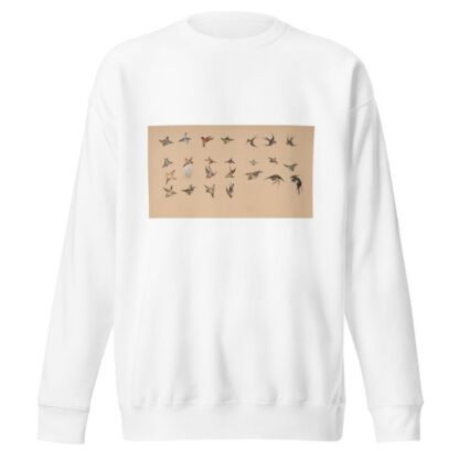 Study of polychrome birds by Félix Bracquemond Sweatshirt