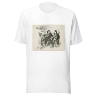 Henry Irving between England and America by Frederick Barnard T-Shirt
