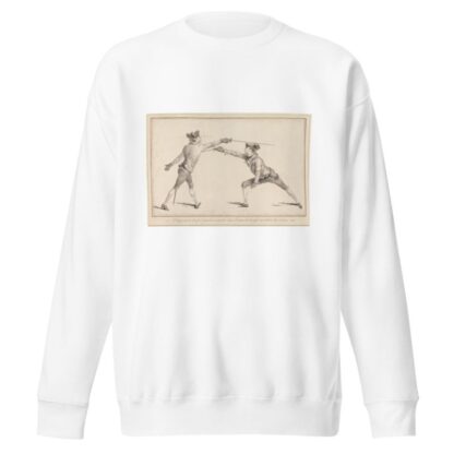 Echappement du Pied Gauche en Arriere dans le Tems de la Passe au Dehors des Armes by James Gwin Sweatshirt