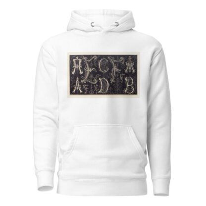 Les petits alphabets du brodeur Pl.05 by Édouard Guichard Hoodie