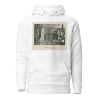 Hermione and Leontes, Paulina; Nay, present your hand, Winter’s tale, act V, scene III by Joseph Swain Hoodie