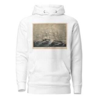 A squall off Cape Horn by Currier & Ives. Hoodie