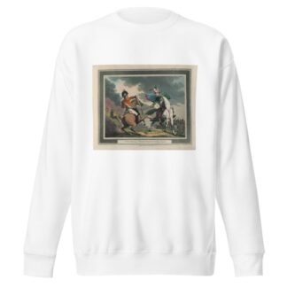 Cut One, and Thigh Protect, New Guard by Thomas Rowlandson Sweatshirt