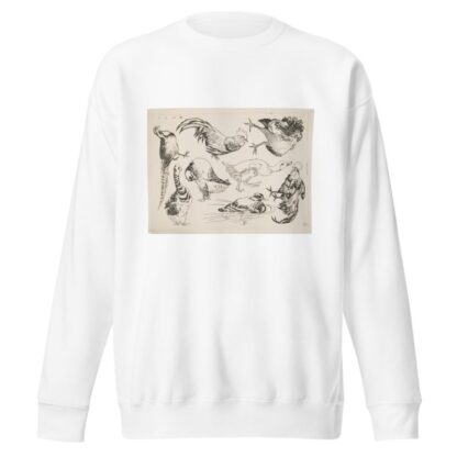 Coqs et canards by Félix Bracquemond Sweatshirt