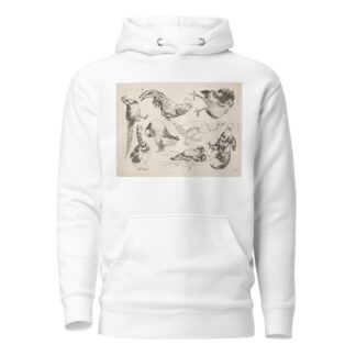 Coqs et canards by Félix Bracquemond Hoodie
