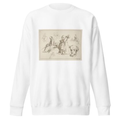 Livre d’étude d’après les desseins originaux de Blomart Pl.02 by François Boucher Sweatshirt