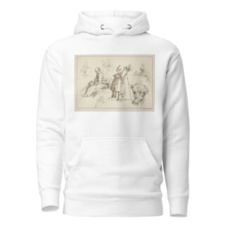 Livre d’étude d’après les desseins originaux de Blomart Pl.02 by François Boucher Hoodie