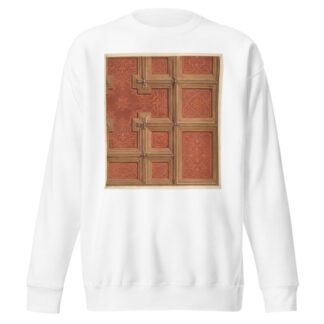 Design for the decoration of a coffered ceiling ornamented with the name ‘Racine’ and entwined letters; DD by Jules-Edmond-Charles Lachaise Sweatshirt