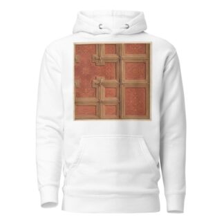 Design for the decoration of a coffered ceiling ornamented with the name ‘Racine’ and entwined letters; DD by Jules-Edmond-Charles Lachaise Hoodie